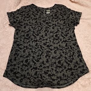 Womens Tek Gear Large Black Tee